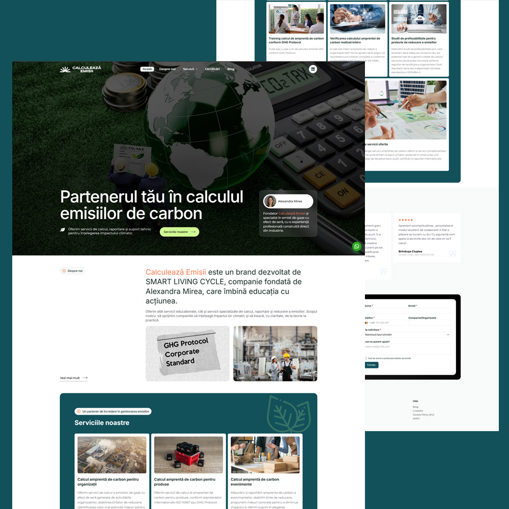 Calculeaza Emisii website