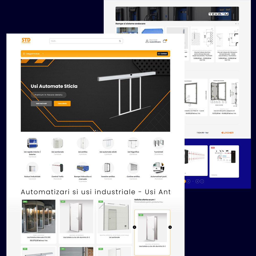 Stardors Shop website